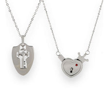 Load image into Gallery viewer, Titanium Steel Couple Love Lock, Bracelet, Key Set, Necklace