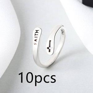 Women's Copper Faith Ring