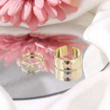 Load image into Gallery viewer, Hot Selling Creative Personality Butterfly 2-Piece Set Ins Same Punk Style Couple Ring