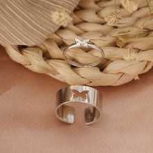 Load image into Gallery viewer, Hot Selling Creative Personality Butterfly 2-Piece Set Ins Same Punk Style Couple Ring