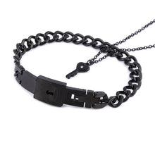 Load image into Gallery viewer, Titanium Steel Couple Love Lock, Bracelet, Key Set, Necklace
