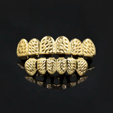 Load image into Gallery viewer, Halloween Prom Gold Braces Spike Dress Up