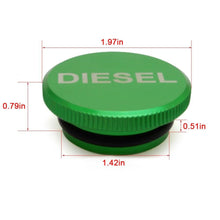 Load image into Gallery viewer, Fit 2013-2017 Dodge Ram Magnetic Aluminum Fuel Gas Caps &amp; DEF Caps Blue Set