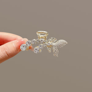 Half-tie Ponytail Clip On The Back Of The Head Small And Exquisite Clip Exquisite Small Pearl Hairpin