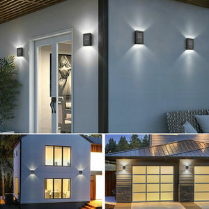 2 Pack New Solar Deck Lights Outdoor Waterproof LED Steps Lamps For Stairs Fence
