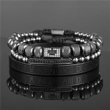Load image into Gallery viewer, Vintage Crown Braided Bracelet