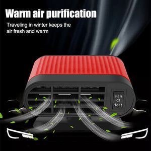 1000W Car Heater 12V Portable Electric Heating Fan Defogger Defroster Demister
