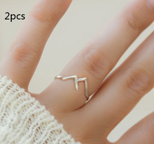 Load image into Gallery viewer, Mountain-shaped Copper Creative Custom Ladies Ring