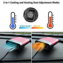 Load image into Gallery viewer, 1000W Car Heater 12V Portable Electric Heating Fan Defogger Defroster Demister
