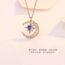 Load image into Gallery viewer, 2023 Star moon design sense collarbone chain necklace jewellery