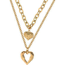 Load image into Gallery viewer, Double-layer Stacked Love Pendant