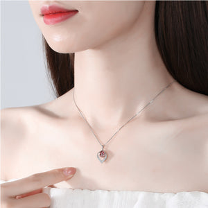 Necklace - S925 Sterling Silver Baoyi Dragon Crystal