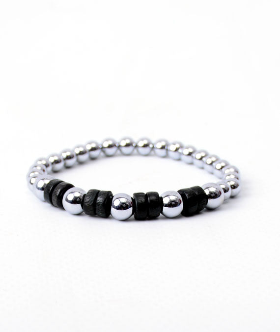 Black Blend 925 Silver Bracelet