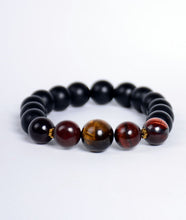 Load image into Gallery viewer, Tiger/Onyx Bracelet