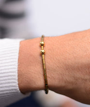 Load image into Gallery viewer, Tiny Gold Steel Bracelet &quot;Posh Series&quot;