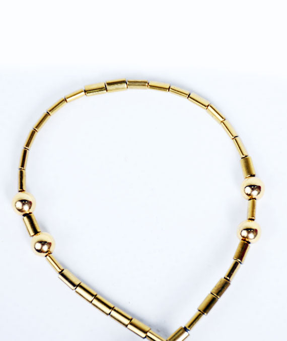 Tiny Gold Steel Bracelet 