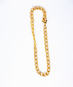 Gold Chain Steel Bracelet