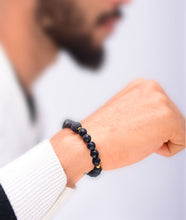 Load image into Gallery viewer, Dotted Matte Black Bracelet