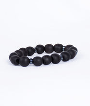 Load image into Gallery viewer, Matte Black Hematite Bracelet
