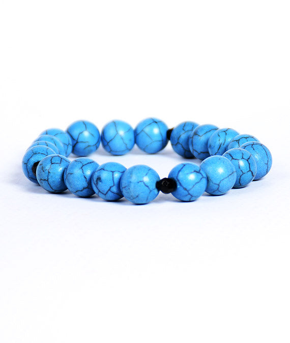 Blue hot sale rock bracelet