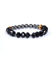 Load image into Gallery viewer, Crystal Hematite Bracelet - Gold