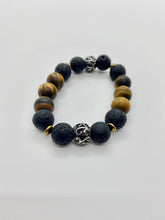 Load image into Gallery viewer, Chunky Studded Tiger Matte Bracelet